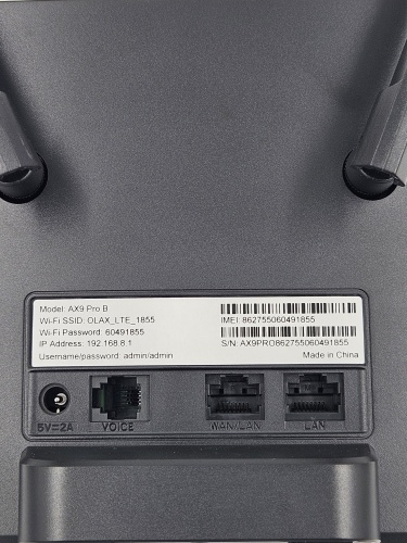 3G 4G LTE Роутер Olax AX9 Pro LTE, Wi-Fi 2,4 гГц, черный фото 11